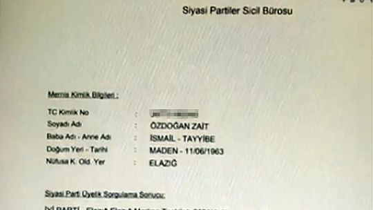 İngiltere'de yaşayan Türk vatandaşı, haberi olmadan Türkiye'de siyasi parti üyesi yapıldı