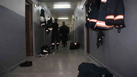 İtfaiyeciler ilk sahuru görev başında yaptı