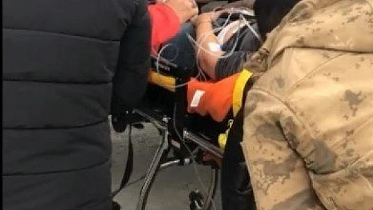 Jandarma helikopteri yaralı vatandaşı hastaneye yetiştirdi