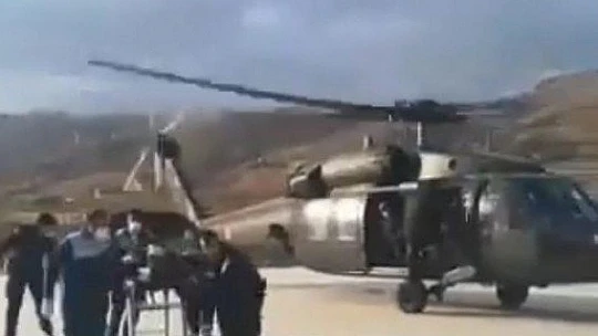 Jandarma helikopteri yaralı vatandaşı hastaneye yetiştirdi