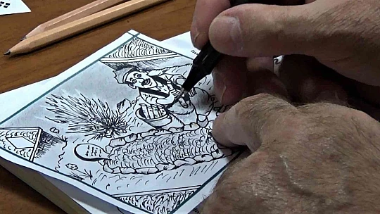 Karikatüre adanan ömür: 40 yıldır çiziyor