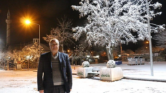 Karla kaplanan Harput'ta görsel şölen