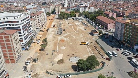 Kent Meydanı ve Yer Altı Otoparkı Projesinde sona gelindi
