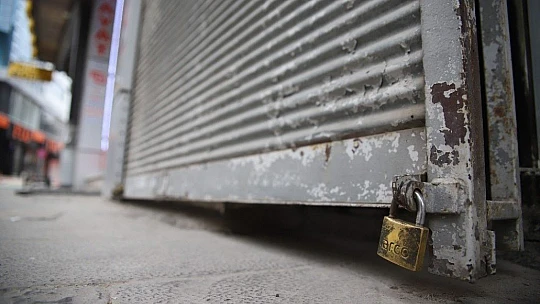 Kısıtlama ile sessizliğe bürünen Elazığ, drone ile görüntülendi