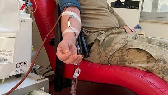 Koronavirüsü yenen Jandarma personelleri bağışçı oldu