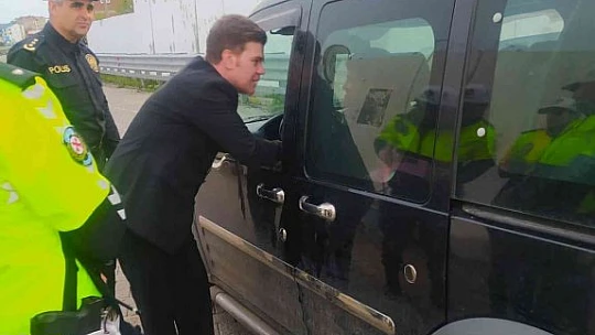 Kovancılarda trafik denetimi