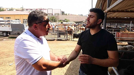Kurban pazarında pazarlıklar kızıştı