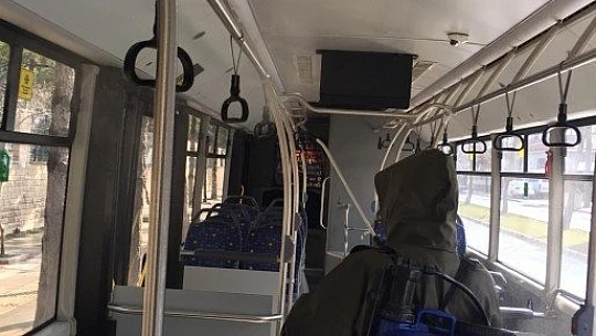 Elazığ, koronavirüse karşı dezenfekte ediliyor