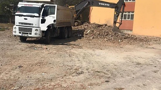 Ziver Holdingin yapımını üstlendiği 12 derslikli okulun yapımına başlandı