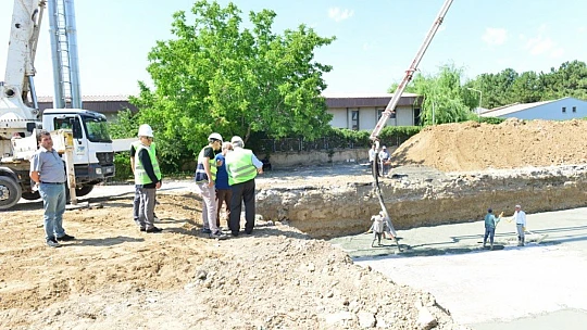 Yeni okulun temeli atıldı