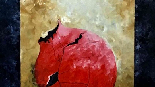 Muşar Dağı zirvesinde resim sergisi