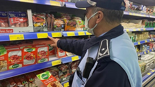 Önce alışveriş yaptılar, sonra denetlediler