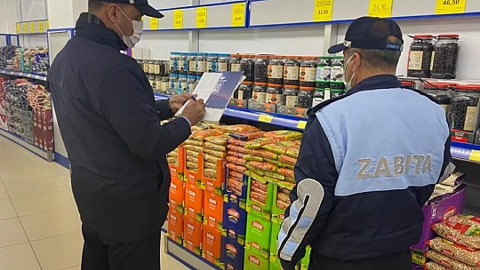 Önce alışveriş yaptılar, sonra denetlediler