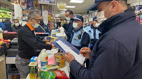 Önce alışveriş yaptılar, sonra denetlediler