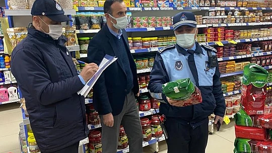 Önce alışveriş yaptılar, sonra denetlediler