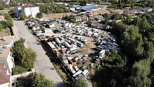 Bu araçlar çürümeye terk edildi