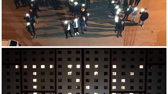 Öğrencilerden Mehmetçiğe destek