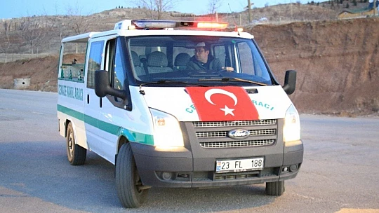 Şehitlerin naaşı Elazığ'a getirildi