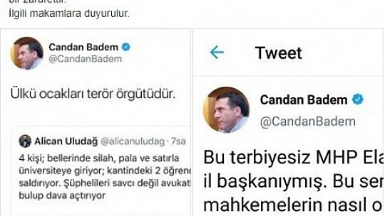 MHP İl Başkanı Işıkver'den Başkan Yardımcısına tepki