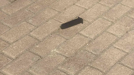 Sokak ortasında kurusıkı tabancanın dipçiğiyle 2 kardeşi darp etti, o anlar kameralara yansıdı