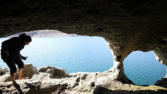 Sular çekilince Hastek Kalesi gün yüzüne çıktı