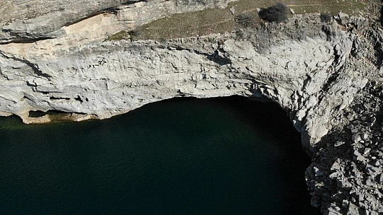 Sular çekilince Hastek Kalesi gün yüzüne çıktı