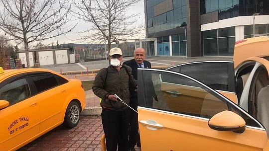 Minibüsler ve Taksiler Dezenfekte Edildi