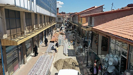 Tarihi Bakırcılar Çarşısı Yenileniyor