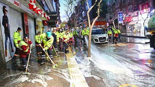 Belediye Dezenfeksiyon Çalışmalarını Sürdürüyor