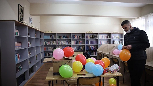 Nurçin adına kütüphane açıldı