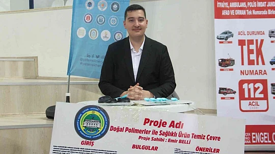 Üniversite öğrencisi doğada çözünerek bitkiye dönüşen plastik üretti