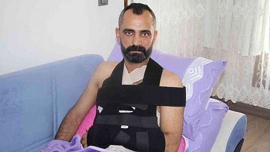 Üzerine 10'uncu kattan kadın düşen adam, hastaneden taburcu oldu