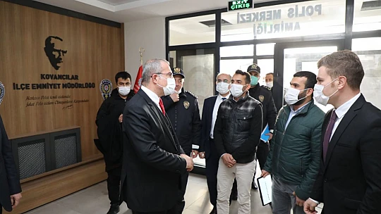 Vali Toraman Kovancılar ilçesini ziyaret etti