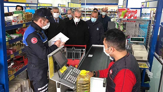 Vali Toraman'dan fahiş fiyat ve stok denetimi