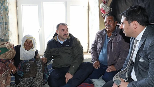 Vali Kaldırım Evleri Yanan Aileleri Ziyaret Etti