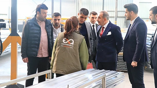 Başkan Alan, Elazığ OSB'deki firma ziyaretlerine devam ediyor