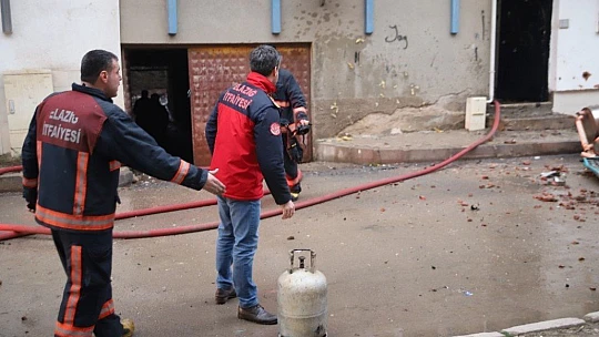 Yangında itfaiyenin dikkati faciayı önledi