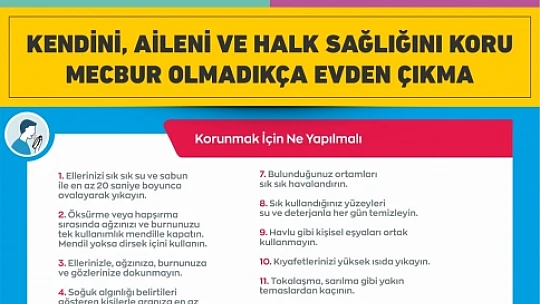 Prof. Dr. Açık'tan evde kal çağrısı