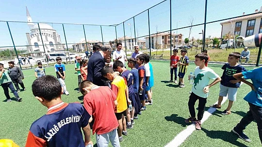 Yazıkonak Belediyesi sponsor oldu, öğrenciler futbol turnuvasıyla eğlendi