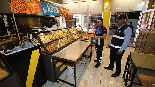 Zabıta ekiplerinden bayram öncesi denetim