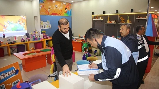 Zabıta ekiplerinden denetim
