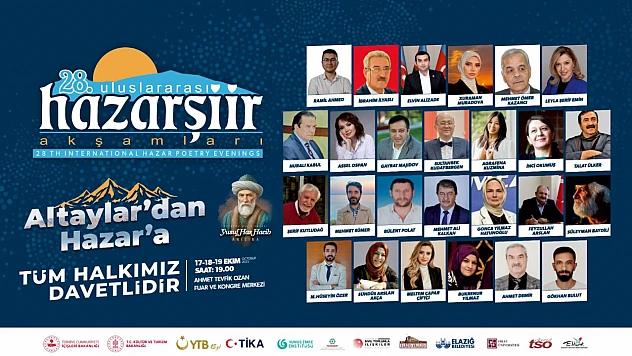 '28. Uluslararası Hazar Şiir Akşamları' başlıyor