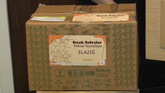 AK Parti Kadın Kollarından deprem bölgelerine mutfak seti kampanyası