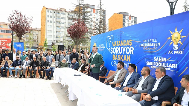 Başkan Şerifoğulları, Akpınar Mahallesi'nde vatandaşların sorularını yanıtladı