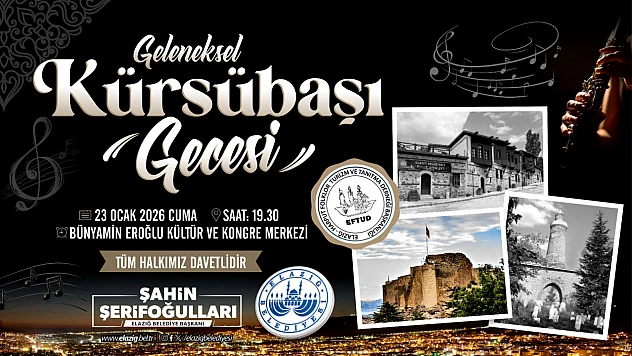 Elazığ Belediyesi'nden geleneksel kürsübaşı gecesi