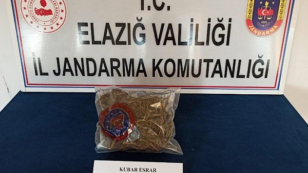 Elazığ'da uyuşturucu ile mücadele: 2 gözaltı