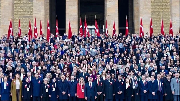 Elazığ'ı temsil eden öğretmenler, Ankara'daki programa katıldı