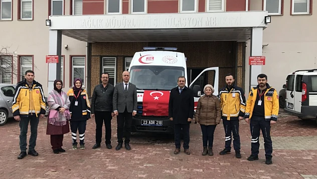 Elazığ İl Sağlık Müdürlüğü'ne 1 yeni Ambulans tahsis edildi