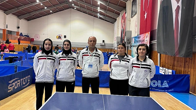 Elazığ masa tenisi takımından süper lige fırtına gibi başlangıç