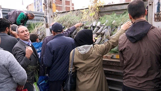 Elazığ Orman Bölge Müdürlüğü ücretsiz fidan dağıttı